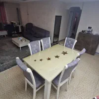 میز ناهار خوری ۶ نفره کاملا سالم|میز و صندلی غذاخوری|بندر انزلی, کوی واحدی|دیوار