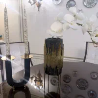 گلدان وشمعدان سنگی