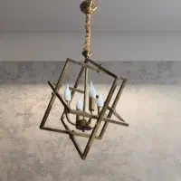 لوستر طلایی با جذاب ترین طراحی‌ها