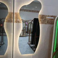 آینه کنسول ارایشی .آینه نچرال. آینه قدی|آینه|ماهدشت, |دیوار