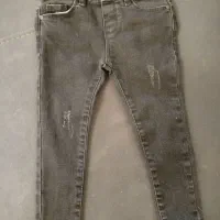 شلوار لی ذغالی تیره