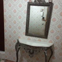 اینه وشمعدان برنز