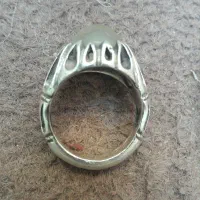 انگوشتر قدیمی نقره اصل|کلکسیون اشیاء عتیقه|قم, نخودی|دیوار