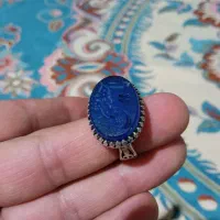 انگشتر نقره خطی خوشکل یاحسین