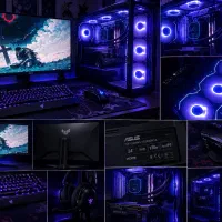 ست کامل گیمینگ خفن  7800X3D + RTX 5060 Ti 16GB