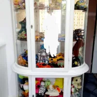 بوفه چوبی دو تیکه