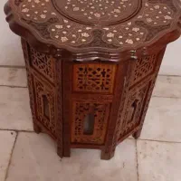 میز هندی دکوری چوبی مجسمه چوبی|میز تلفن|مشهد, شفا|دیوار