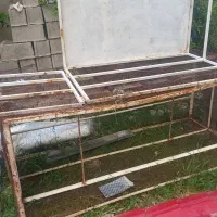 دوعددقفس اهنی بزرگ دومتر ونیم در  ۶۰ سانتیمتر