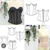 الگو تاپلکس دکلته عینکی ترک