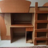 تخت نوجوان همراه کتابخانه|تخت و صندلی بچه|اصفهان, شهرک کاوه|دیوار