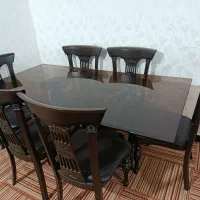 میزنهار خوری فابرگلاس 6 نفره هیچ استفاده نشده
