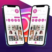 طراحی سایت فروشگاهی مانند اینستاگرام