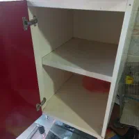 کابینت زیر سماوری و تعدادی وسیله در تصویر فروشی|مصالح و تجهیزات ساختمان|اقبالیه, |دیوار