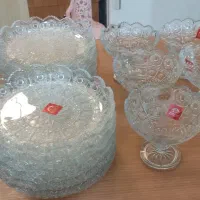سرویس کریستال مارک ساکوراخورشیدی اصل ژاپن