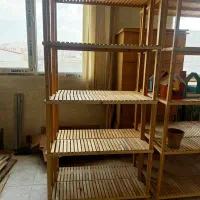 قفسه چوبی|کتابخانه، شلف، قفسه‌های دیواری|زنجان, |دیوار