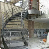 جوشکاری سیار (سقف و سایه بان پله آهنی)