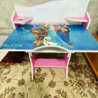 میز تحریر کودک فروزن صورتی