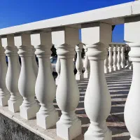 نرده صراحی سنگی گرد ارتفاع 70 طرح تیتان