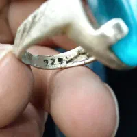 انگشتر عتیقه عیار 925 قدمت 300 سال