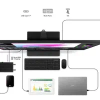 مانیتور تخصصی چهار تصویر برای اتاق کار حرفه ای