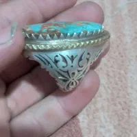 انگشتر فیروزه قواره درشت سایز ۶۹ ۷۰|جواهرات|شاهدشهر, |دیوار