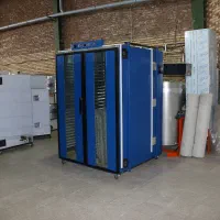 میوه خشک‌کن کارگاهی بزرگ ۲ کابین ۱۵۰ تا ۲۵۰ کیلو