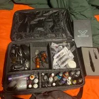 دستگاه تتو بدن و ابرو به همراه تمام وسایل