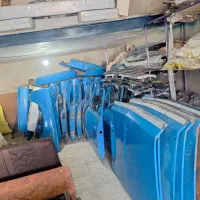 لوازم استوک نیسان .لگنی عقب و درب و گلگیر وکاپوت