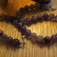 گردنبند با سنگ آماتیس