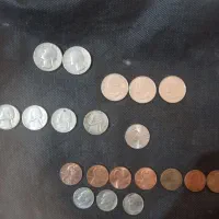 تعدادی سکه دلار یورو پژو مکزیک و ....|کلکسیون سکه، تمبر، اسکناس|مشهد, حجاب (شهرک غرب)|دیوار