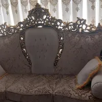 مبلمان سلطنتی ۹ نفره با جلو مبلی وعسلی|مبلمان خانگی و میز عسلی|شهریار, |دیوار