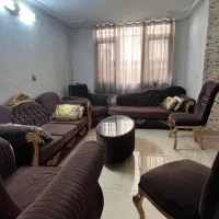 مبل همراه میز جلو مبلی + میز ناهارخوری (دولت آباد)|مبلمان خانگی و میز عسلی|ری, دولت‌آباد|دیوار