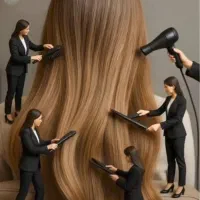 اموزش براشینگ و استایل مو در ۸جلسه