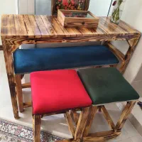 نیمکت دونفره چوبی نیمکت چوب روسی|صندلی و نیمکت|شهریار, شهریار|دیوار