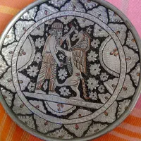 دیوار کوب مسی نفره کوب