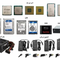 باطری و آداپتور و تبلت وDVDRWلپتاپ و پی سی کارکرده