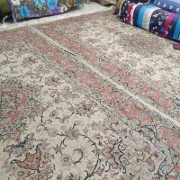 جفت قالی 9 متری دستباف رفیعی کاشان ریزبافت در حد|فرش|تهران, طیب|دیوار