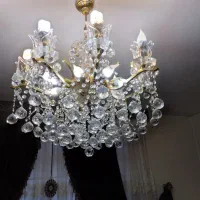 لوسترکریستال اتریش اصل برنز ۸شاخه|لوستر و چراغ آویز|تهران, سجاد|دیوار