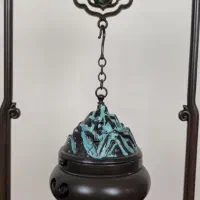 مجسمه برنز جاعودی به صورت آویز برنزی|مجسمه، تندیس، ماکت|تهران, تهرانپارس جنوبی|دیوار