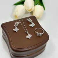 نیم ست نقره اقساطی با چک معتبر و برنامه اسنپ ۶۴۰۴|بدلیجات|تبریز, |دیوار