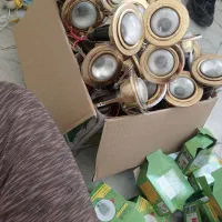 هالوژن 100 عدد ترانس لامپ 60 عدد لامپ مهتابی 50 عد