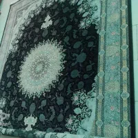 فرش۹متری سورمه‌ای مشکی نو آکرولیک