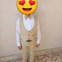 لباس مجلسی کرم رنگ و کفش مجلسی|کفش و لباس بچه|خشکبیجار, |دیوار