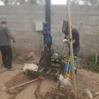 حفاری چاه آب با مته با برق تک فاز با دستگاه روتاری