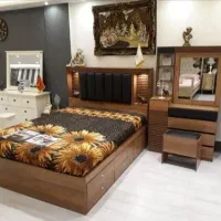 تخت خواب کاخ مدل ۷۵۴۹|تخت و سرویس خواب|کوزران, |دیوار