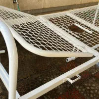 تخت بیمارستانی به همراه تشتک بادی