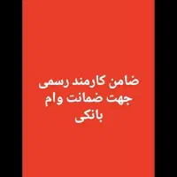 ضامن رسمی در حال کار برای ضمانت وام نیازمند هستیم