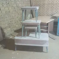 جلو مبلی و ۳ عدد عسلی|مبلمان خانگی و میز عسلی|بهارستان, |دیوار