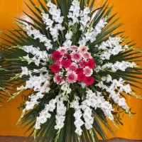 تاج گل ترحیم دسته گل