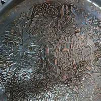 سینی مسی قدیمی|کلکسیون اشیاء عتیقه|تبریز, |دیوار